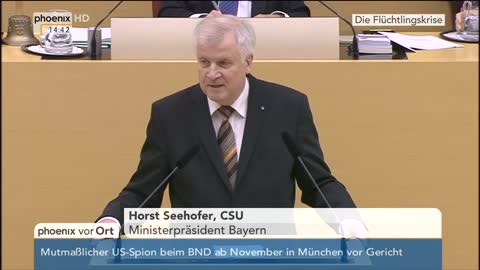 Horst Seehofer - "es gilt kein Gesetz"