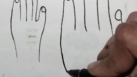 How to draw hand easy