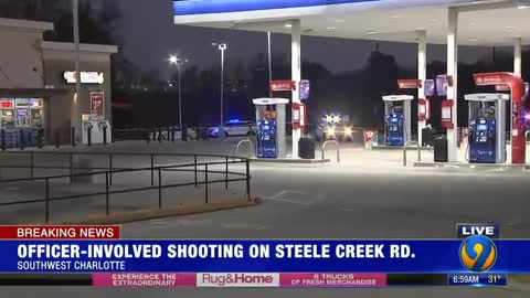 Suspect Hurt After Officer Involved Shooting at Southwest Charlotte Gas Station