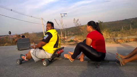 Downhill Roller-carting