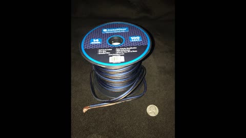 Review: InstallGear 14 Gauge AWG 100ft Speaker Wire True Spec and Soft Touch Cable - BlueBlack...