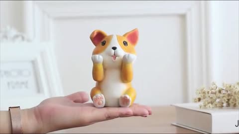 Corgi Love Resin Glasses Holder Figurine