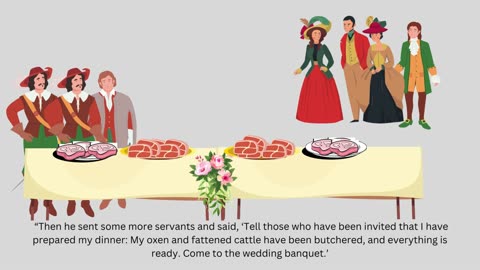 The Parable of the Wedding Banquet. #animatedvideo #parables #wordofgod