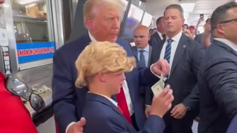 Trump Shares Touching Moment With Young Supporter In Philadelphia