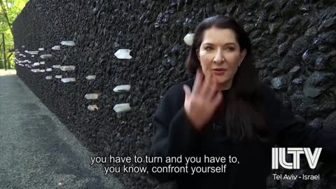 Spirit Cooker Marina Abramovic made a Holocaust memorial in Ukraine called 'Crystal Wall of Crying'