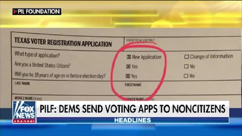 Texas Democrats accused of mailing pre-filled out voting applications to non-citizens