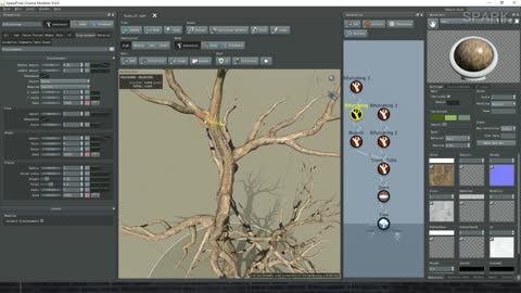 Use speedtree to build the red tree. Start with step seven.