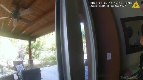 Black bear cools off in Simi Valley home until police arrive