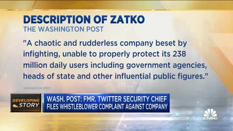 Twitter’s Fmr. Head of Security Alleges Execs Covered Up Spam/Bot & Data Security Issues