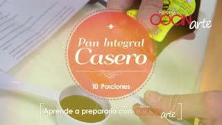 Receta Cocinarte: Pan integral