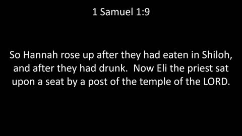 KJV Bible 1st Samuel Chapter 1