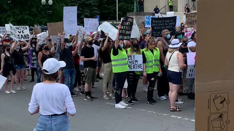 Blm march plattsburgh june 2020