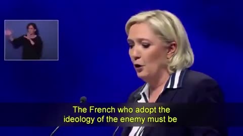 Marine Le Pen "Give me ONE reason, only one..."