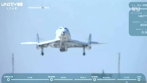 Richard Branson Float in Space During Virgin Galactic Flight