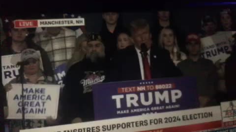 #trump2024 live in New Hampshire speech rumble