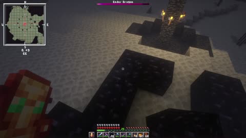 [Beating the Ender Dragon on hardcore] Minecraft Java Edition 1.19.0