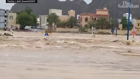 Cyclone Shaheen hits Oman and Iran, causing landslide and flooding