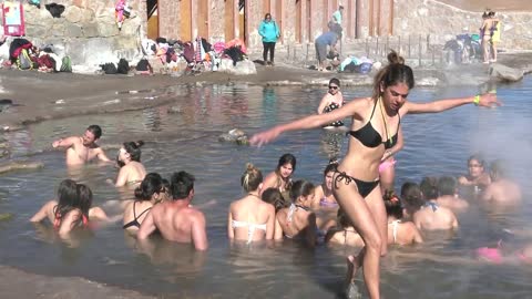 El Tatio Geysers at Atacama desert in Chile