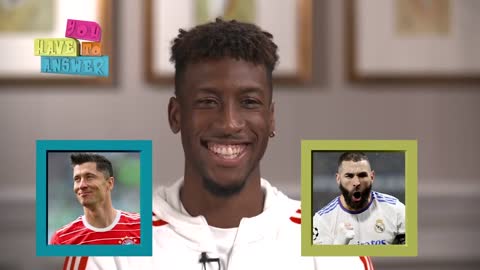 Kingsley Coman choose between Lewandowski and Benzema