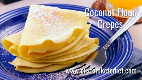 Keto Coconut Flour Crepes