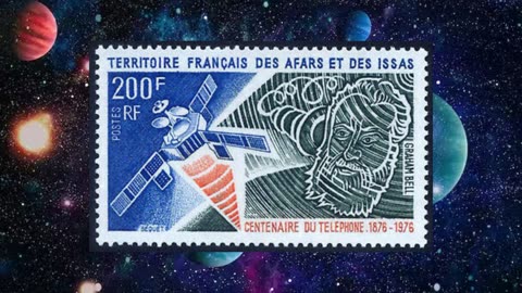 Astronomy and Space Stamps - Afars and Issas