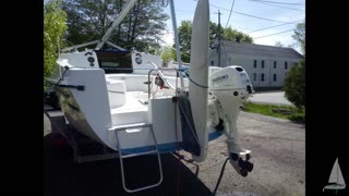 Ep. 7 - Hunter 23.5 "Spray N Wash" - Trailer Probs, Gauges, Electronics, Bulkheads, Bimini Top