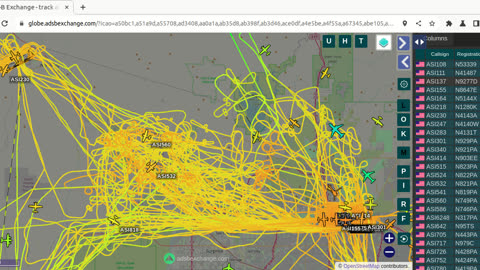 AssholeGuard Aeroguard Skywest Bird Mafia War over Morristown AZ - N4143A N749PA plane bangin