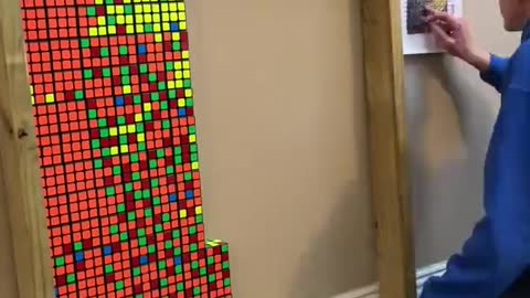 Making Shrek Out of Rubik's Cubes