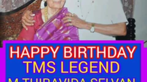 HAPPY BIRTHDAY TO TMS LEGEND SINGAPORE TMS FANS M.THIRAVIDA SELVAN SINGAPORE SONG 41