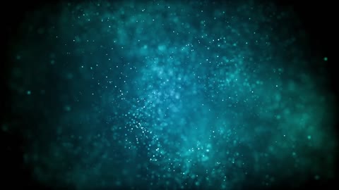 Light Illuminating Blue Glitter Particles | 4K Relaxing Screensaver