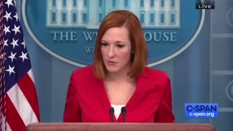 Reporter reads statements from REAL Americans to Psaki's face