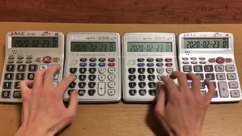 🔴 Why Be a Calculator in 2021 [ Mozart’s Turkish March, played on calculators ]