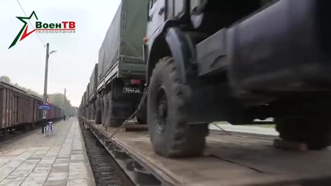 More Russian troops and gear headed to Belarus.