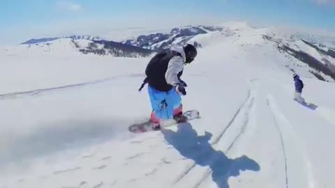 challenge snow skiing