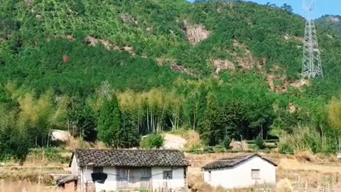 Small courtyard in the mountains