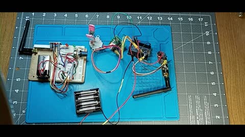 Radio Control Rig from Arduino nrf24l01 for Magnetic Boat with Fin