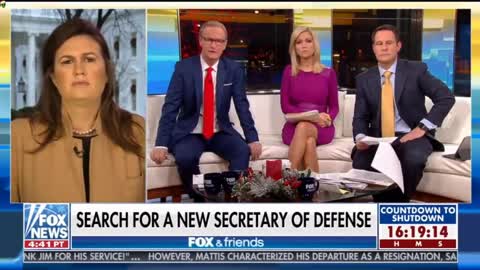 Sarah Sanders pushes back on Kilmeade's Syria criticism