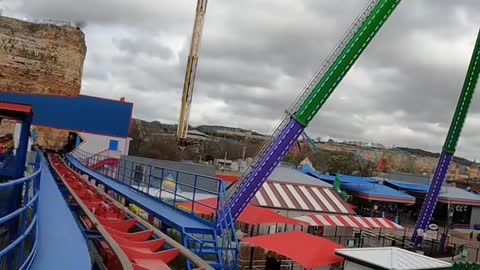 Let’s ride Superman at Six Flags Fiesta Texas!