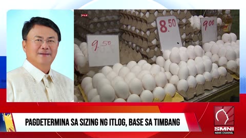 Pagdetermina sa sizing ng itlog, base sa timbang —Rep. Nicanor Briones