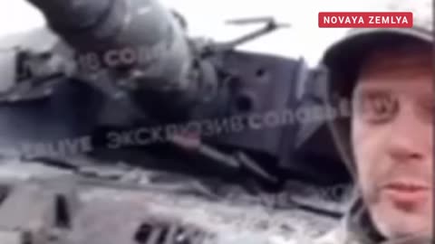 2 lucky Russian Donetsk's militias captured German Leopard 2A4 in Ukraine