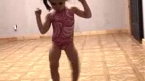 Baby Girl Funny Dance