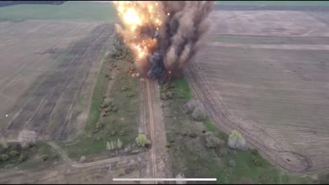 A supply of Russian ammunition was blown up. #Ukraine #UkraineRussia #UkraineWar #UkraineRussiaWar