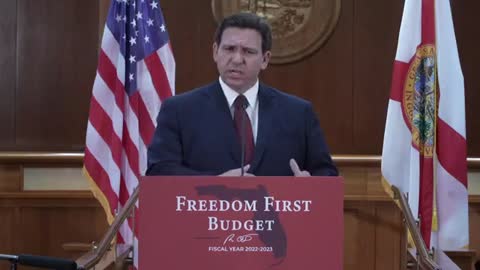 Gov. Ron DeSantis Announces 'Freedom First Budget'