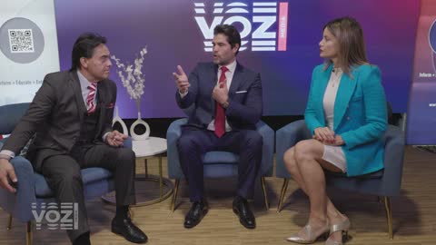 .Karina Yapor y Gustavo Vargas entrevistan a Eduardo Verástegui en CPAC Texas 2022