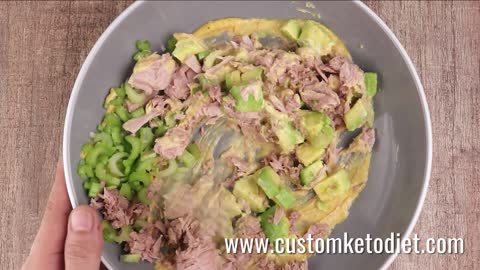 Keto Curry Spiked Tuna and Avocado Salads