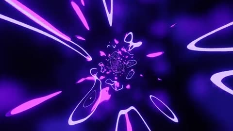 VJ LOOP NEON Pink Purple Abstract Background Video Simple Lines Pattern - Motion 4k Screensaver