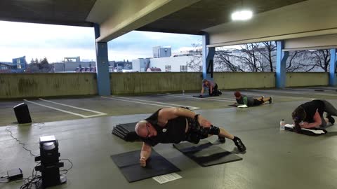 Exercise at Sunset