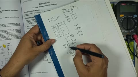 What is a push switch | How to make logic gates with push switch | Push button switch based AND and OR logic gate demo