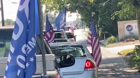 Small town Trump parade