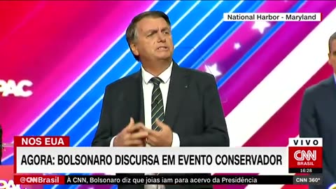 Assista à íntegra do discurso de Bolsonaro em evento conservador nos EUA